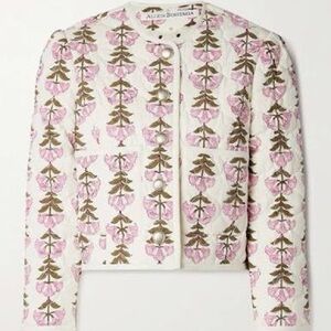 Alix Of Bohemia Dorian Trumpet Lily Quilted Jacket Size M NWT